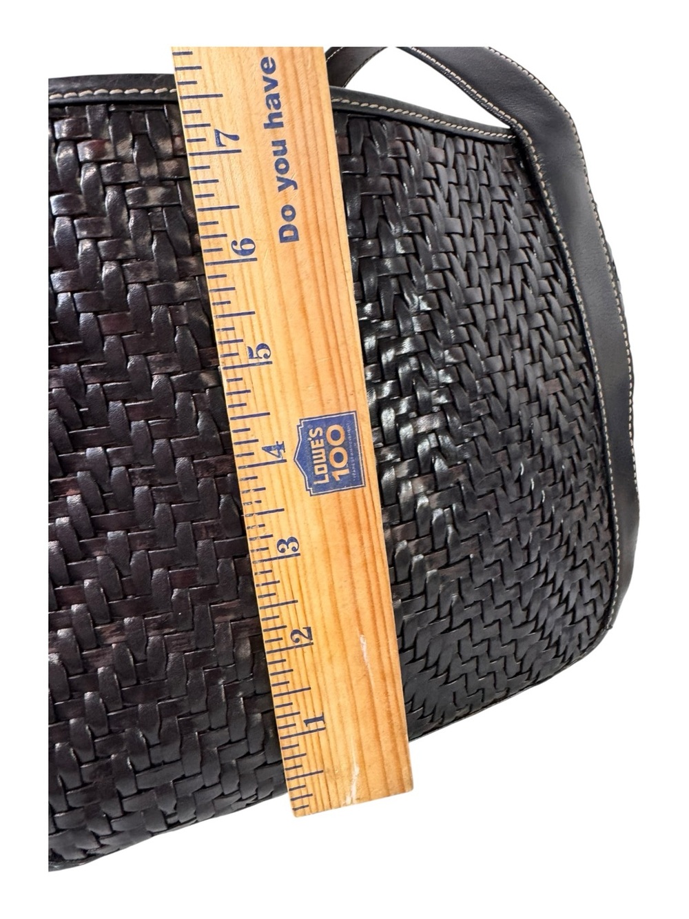 Barry Kieselstein-Cord Vinatge Woven Leather Frog Ladybug Shoulder Bag Italy - Picture 15 of 15